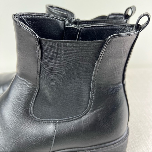 Krush Chunky Platform Combat Boots Women's Size 8 Block Heel Black - Picture 10 of 10